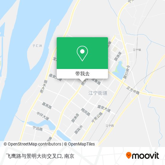 飞鹰路与景明大街交叉口地图