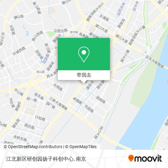 江北新区研创园扬子科创中心地图