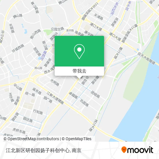 江北新区研创园扬子科创中心地图