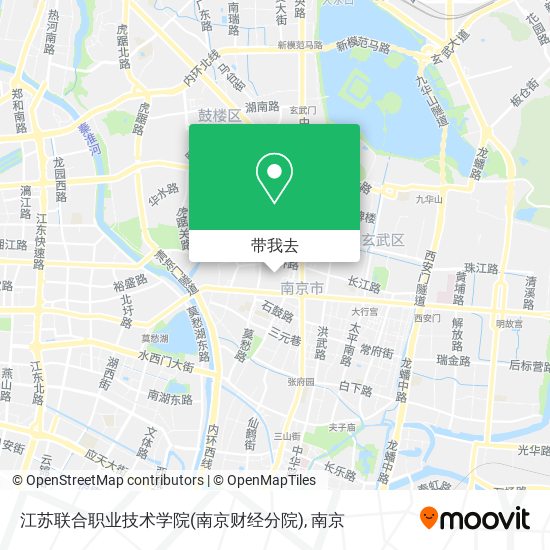 江苏联合职业技术学院(南京财经分院)地图