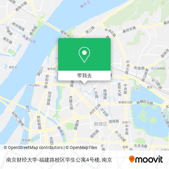 南京财经大学-福建路校区学生公寓4号楼地图