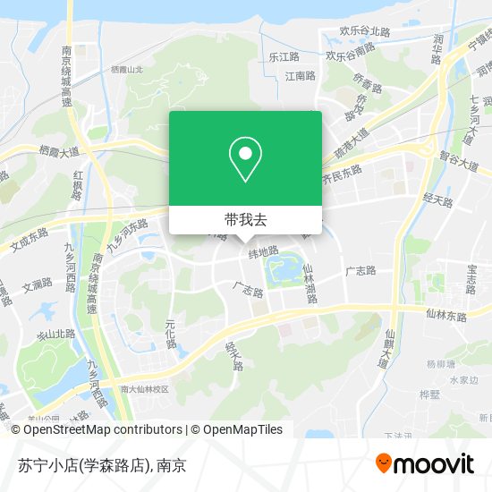 苏宁小店(学森路店)地图
