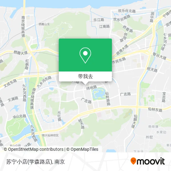 苏宁小店(学森路店)地图