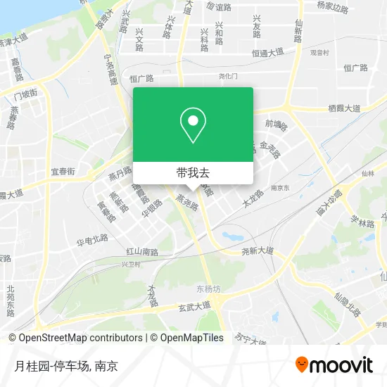 月桂园-停车场地图