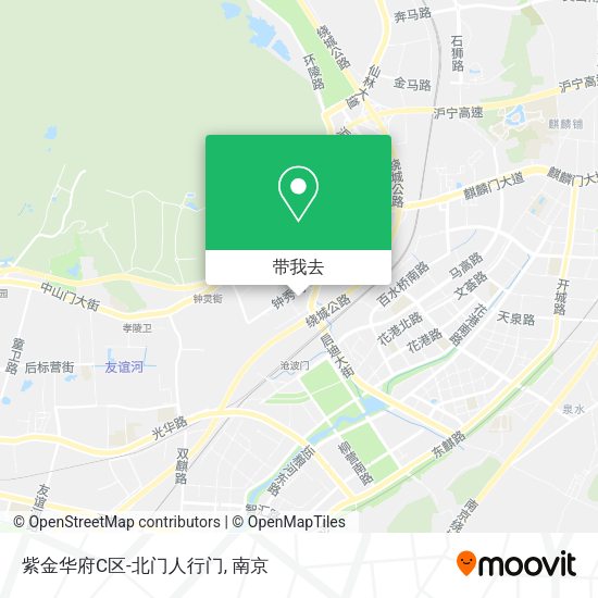 紫金华府C区-北门人行门地图