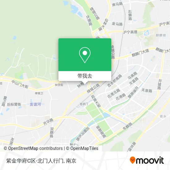 紫金华府C区-北门人行门地图