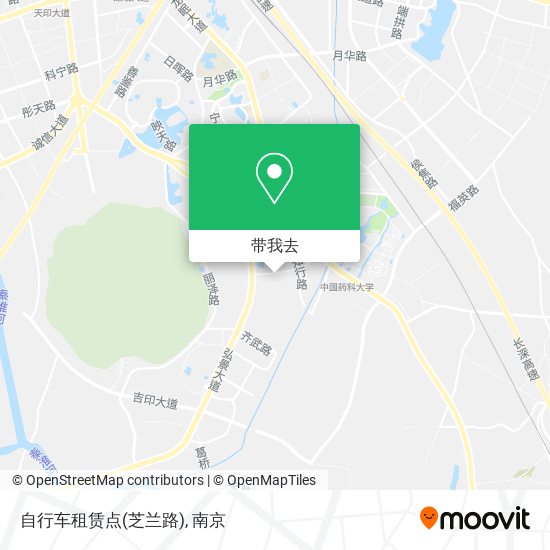 自行车租赁点(芝兰路)地图