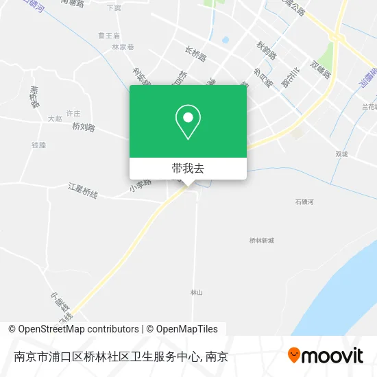 南京市浦口区桥林社区卫生服务中心地图