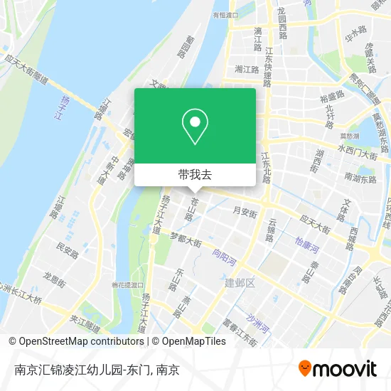 南京汇锦凌江幼儿园-东门地图
