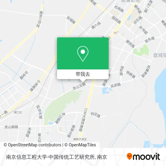 南京信息工程大学-中国传统工艺研究所地图