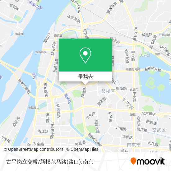 古平岗立交桥/新模范马路(路口)地图
