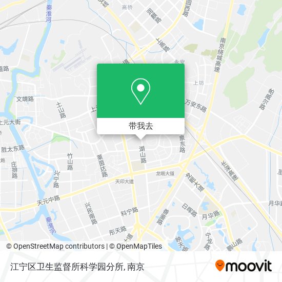 江宁区卫生监督所科学园分所地图