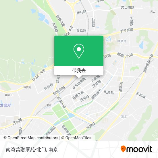 南湾营融康苑-北门地图