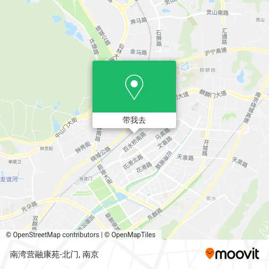 南湾营融康苑-北门地图