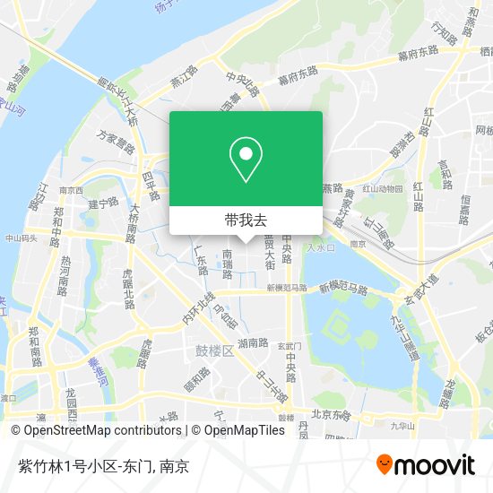 紫竹林1号小区-东门地图