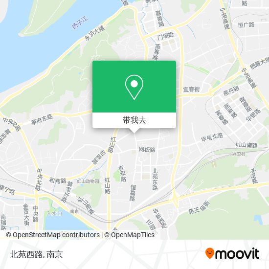 北苑西路地图