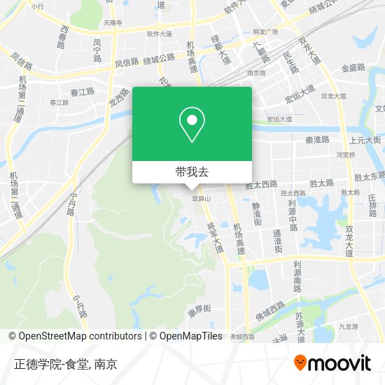 正德学院-食堂地图