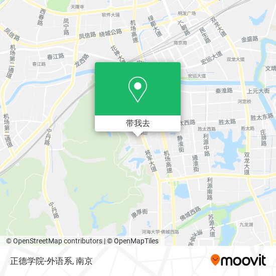 正德学院-外语系地图