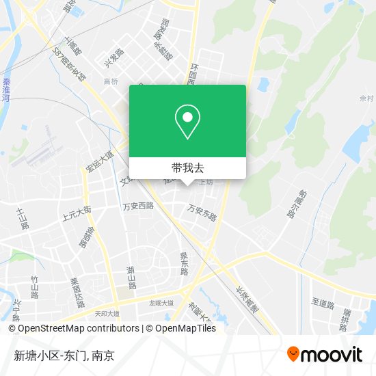 新塘小区-东门地图
