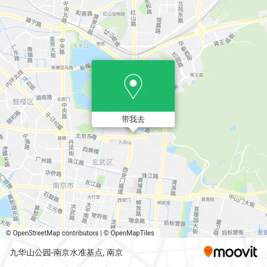 九华山公园-南京水准基点地图