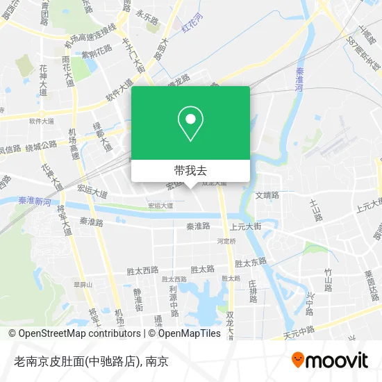 老南京皮肚面(中驰路店)地图