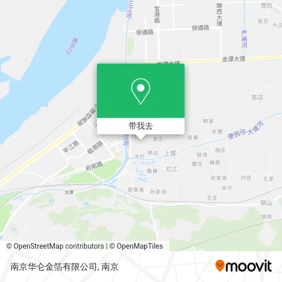 南京华仑金箔有限公司地图