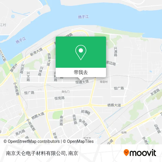南京天仑电子材料有限公司地图