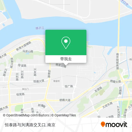 恒泰路与兴漓路交叉口地图