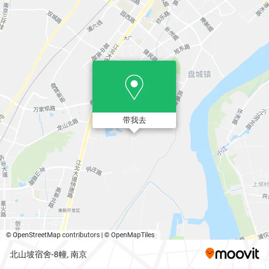 北山坡宿舍-8幢地图