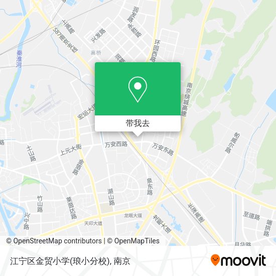 江宁区金贸小学(琅小分校)地图