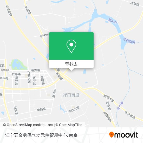 江宁五金劳保气动元件贸易中心地图