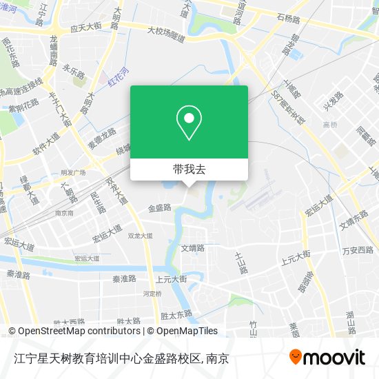 江宁星天树教育培训中心金盛路校区地图