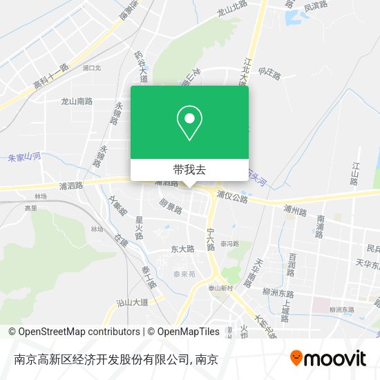 南京高新区经济开发股份有限公司地图