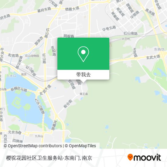 樱驼花园社区卫生服务站-东南门地图