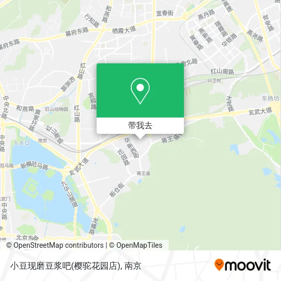 小豆现磨豆浆吧(樱驼花园店)地图