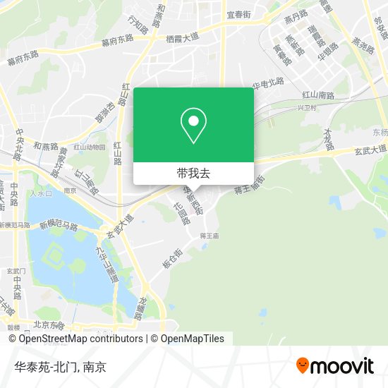 华泰苑-北门地图