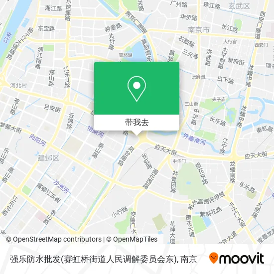 强乐防水批发(赛虹桥街道人民调解委员会东)地图