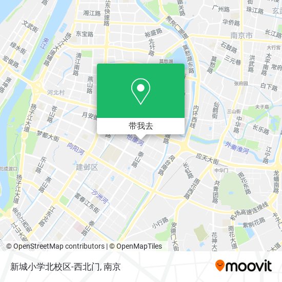 新城小学北校区-西北门地图