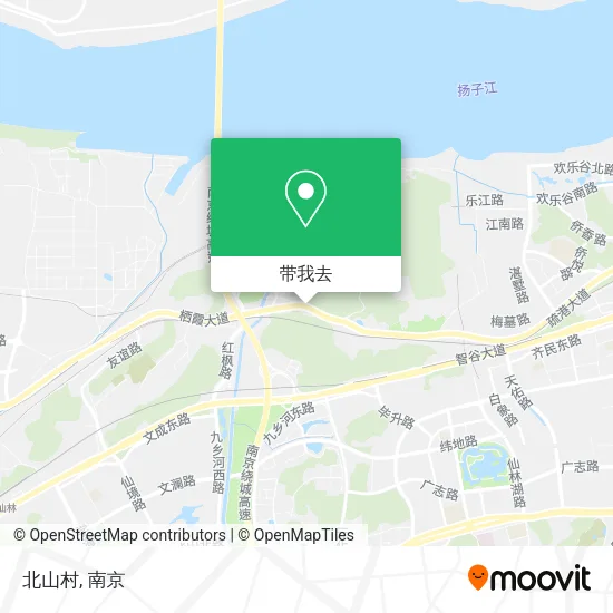 北山村地图