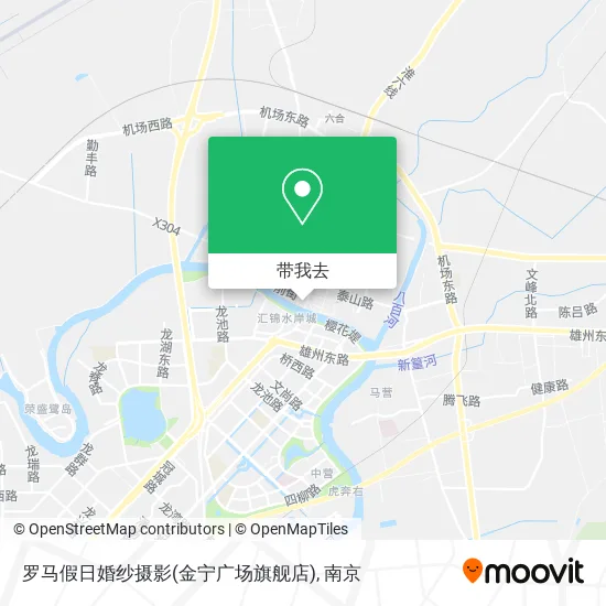 罗马假日婚纱摄影(金宁广场旗舰店)地图