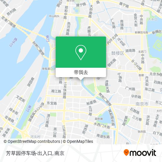 芳草园停车场-出入口地图