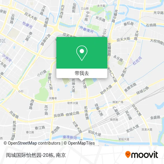 阅城国际怡然园-20栋地图