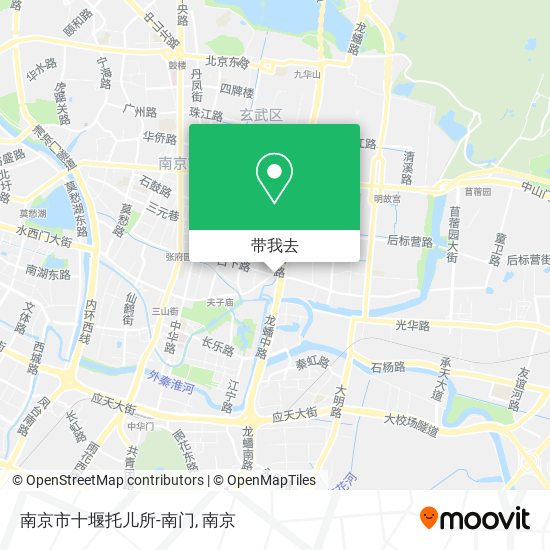 南京市十堰托儿所-南门地图