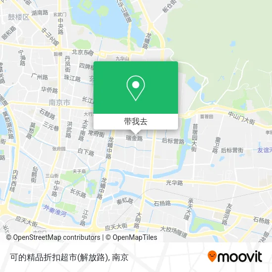 可的精品折扣超市(解放路)地图