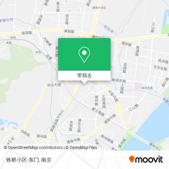 铁桥小区-东门地图