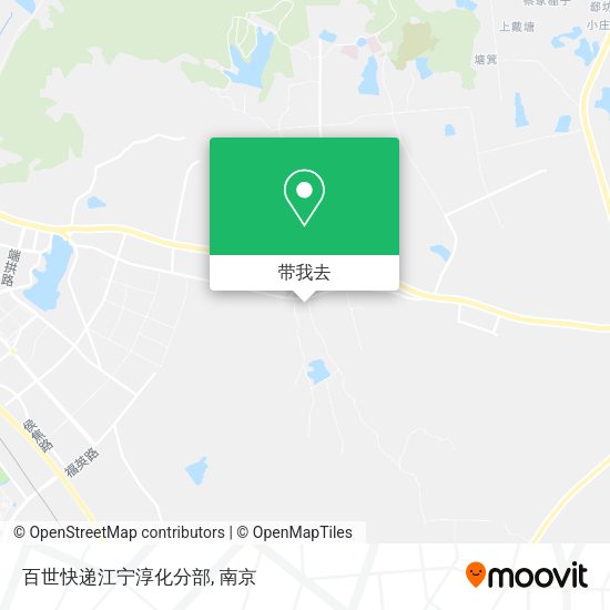 百世快递江宁淳化分部地图