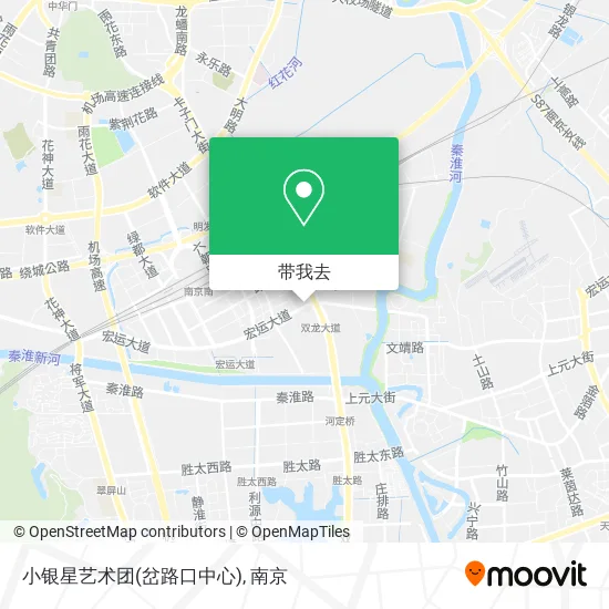 小银星艺术团(岔路口中心)地图