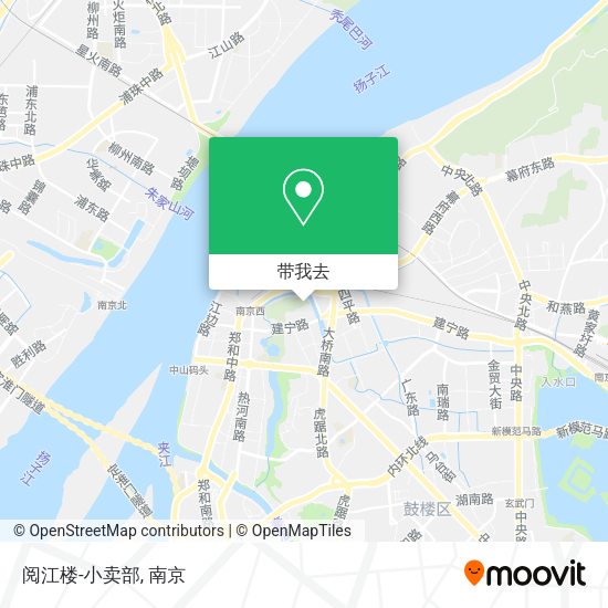 阅江楼-小卖部地图