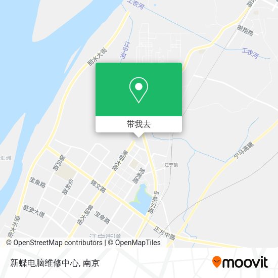 新蝶电脑维修中心地图