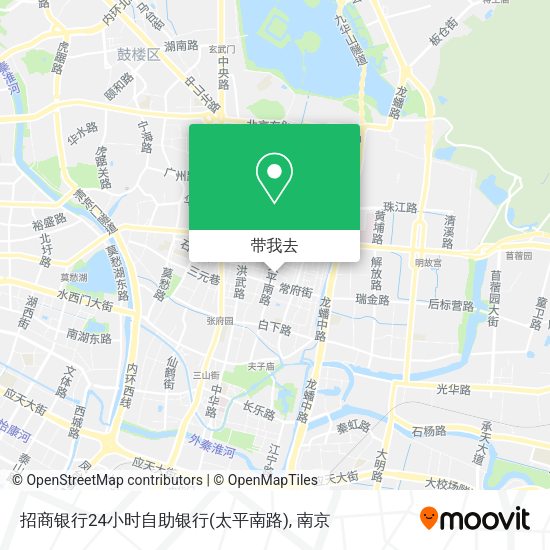 招商银行24小时自助银行(太平南路)地图
